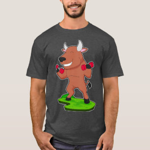 Stier Bodybuilding Hanteln T-Shirt