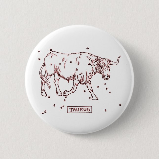 Stier Button (Vorderseite)