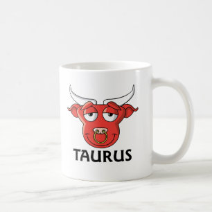 Stier-Cartoon Kaffeetasse