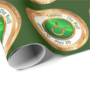 Stier - das Stier-Tierkreis-Zeichen Geschenkpapier