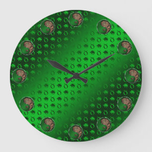 Stier der Bulle Große Wanduhr