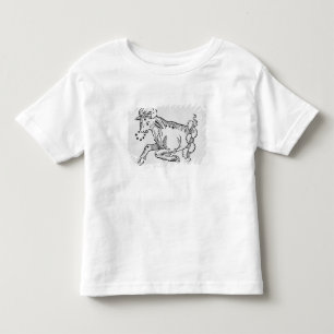 Stier (der Stier) eine Illustration vom Kleinkind T-shirt