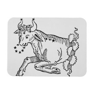 Stier (der Stier) eine Illustration vom Magnet
