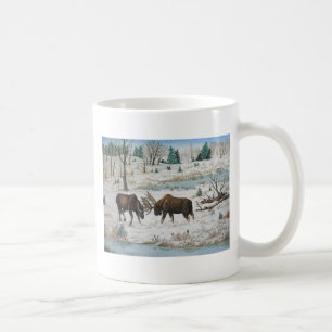 Stier-Elch-Tier-Kunst Kaffeetasse