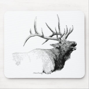 Stier-Elche Mousepad