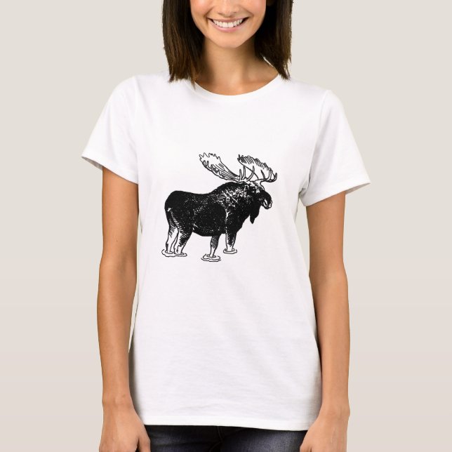 Stier-Elche T-Shirt (Vorderseite)