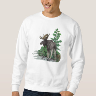 Stier-Elchkunst Sweatshirt