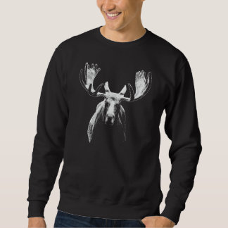 Stier-Elchweiß Sweatshirt