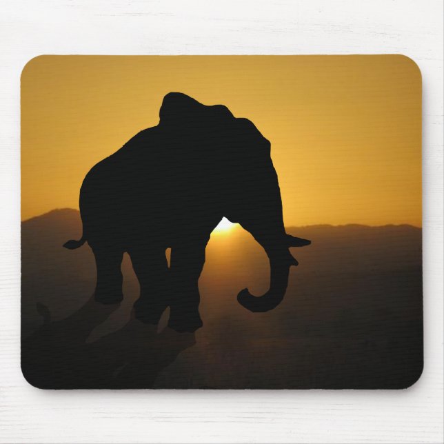 Stier-Elefant Mousepad (Vorne)