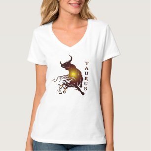 Stier Frauen V-Shirt T-Shirt