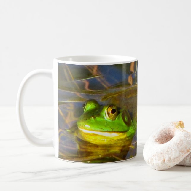 Stier-Frosch-Tasse Tasse (Mit Donut)