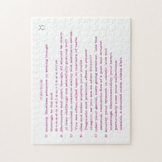 STIER-Gedichtpuzzlespiel Puzzle