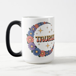 Stier-Halbmond-Blumen-Morphing-Tasse Verwandlungstasse