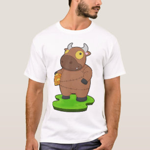 Stier Halloween-Kürbis T-Shirt