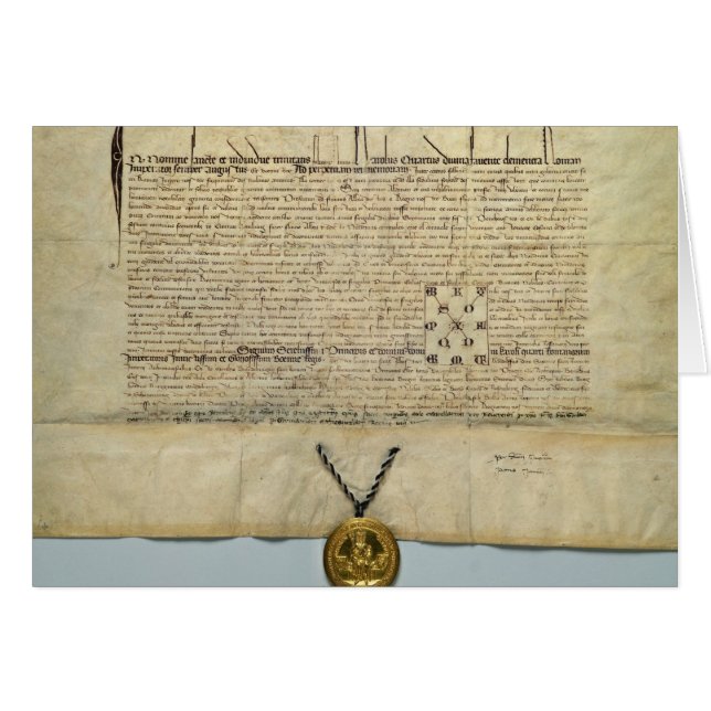 Stier heiligen römischen Kaisers Charless IV (Vorderseite (Horizontal))