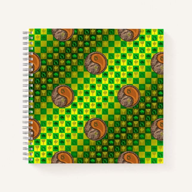 Stier & Holz Affe Notizbuch (Vorderseite)