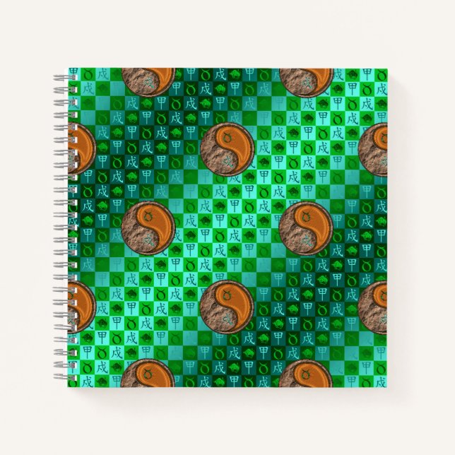 Stier & Holz Hund Notizbuch (Vorderseite)