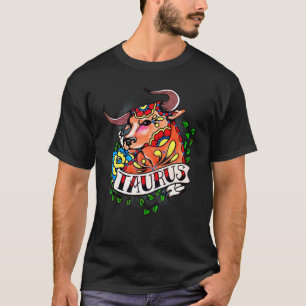 Stier Horoskop Sternzeichen Astrologie Vintage Tag T-Shirt