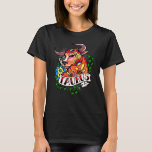 Stier Horoskop Sternzeichen Astrologie Vintage Tag T-Shirt