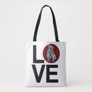 Stier-HundeLiebe-Taschen-Tasche