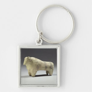 Stier in der Ubaid Art, c.4000-3500 BC (terracott Schlüsselanhänger