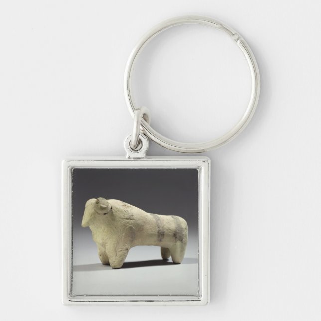 Stier in der Ubaid Art, c.4000-3500 BC (terracott Schlüsselanhänger (Vorne)