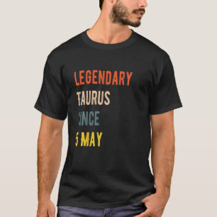 Stier Legende seit 5. Mai Vintage Geburtstag T-Shirt