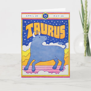 Stier Letterpress Karte
