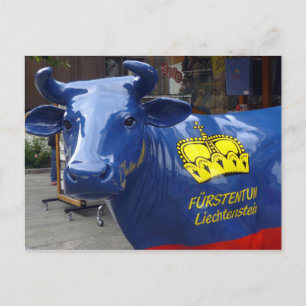 Stier liechtenstein postkarte