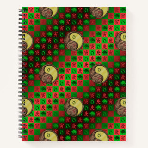 Stier & Metall-Tiger Notizbuch