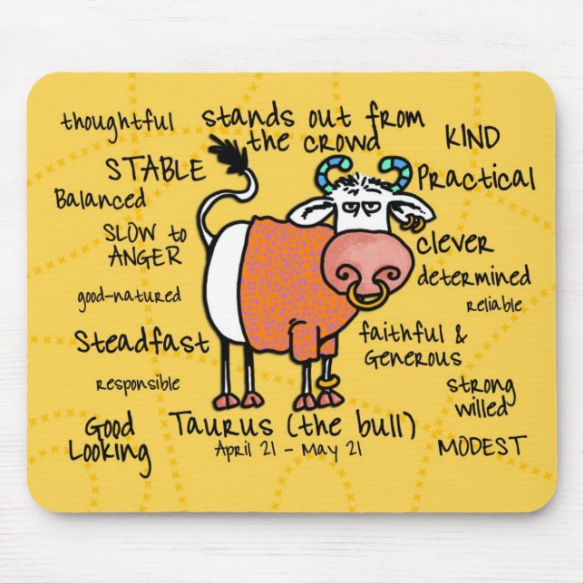 Stier mousepad (Vorne)