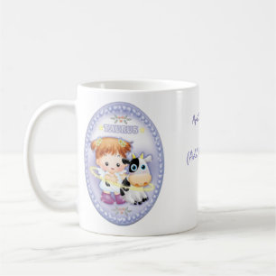 Stier - personalisierte Tierkreis-Tasse Tasse