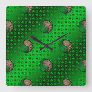Stier Quadratische Wanduhr