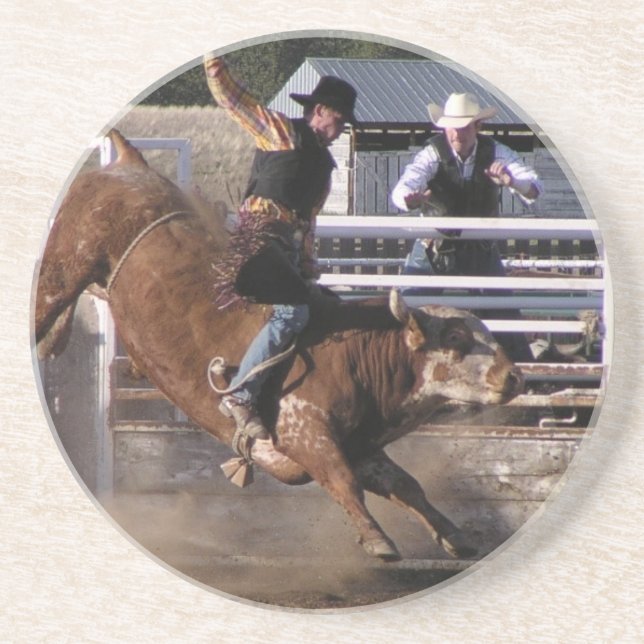 Stier-Reiter-Extrem Untersetzer (Vorne)