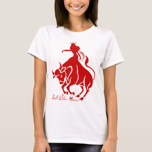Stier-Reiter-Königin-Shirt T-Shirt