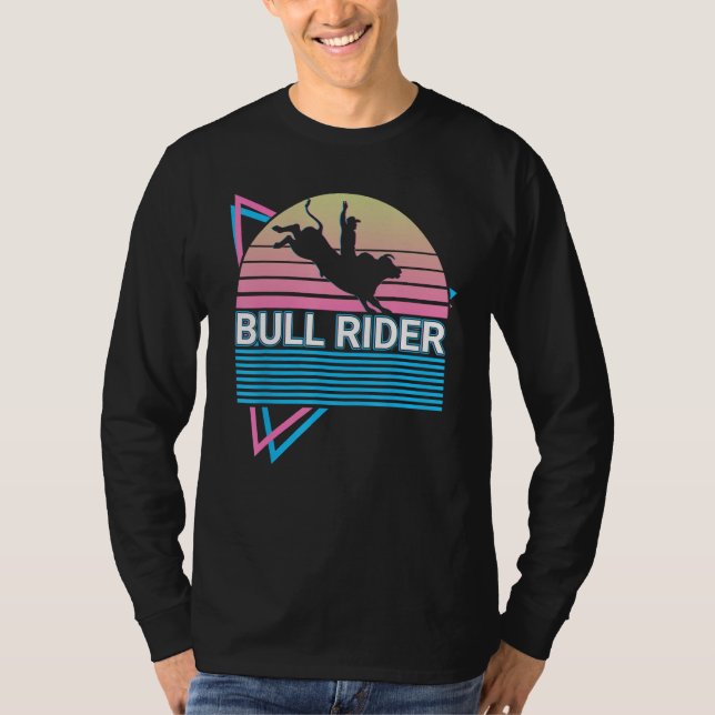 Stier-Reiter Stierreiten T-Shirt (Vorderseite)