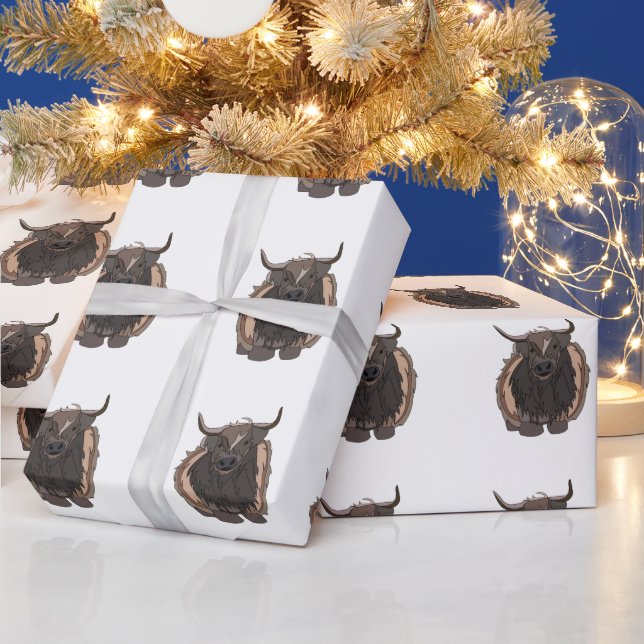 Stier Rind Stier Geschenkpapier (Feiertage)