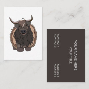 Stier Rind Stier Visitenkarte