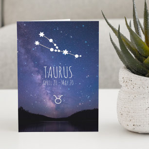 Stier-Sternbild Astrologie-Karte Karte