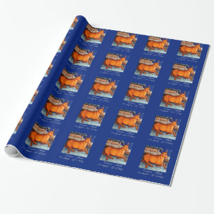 Stier-Sternzeichen-Geschenkverpackung, vintage chi Geschenkpapier