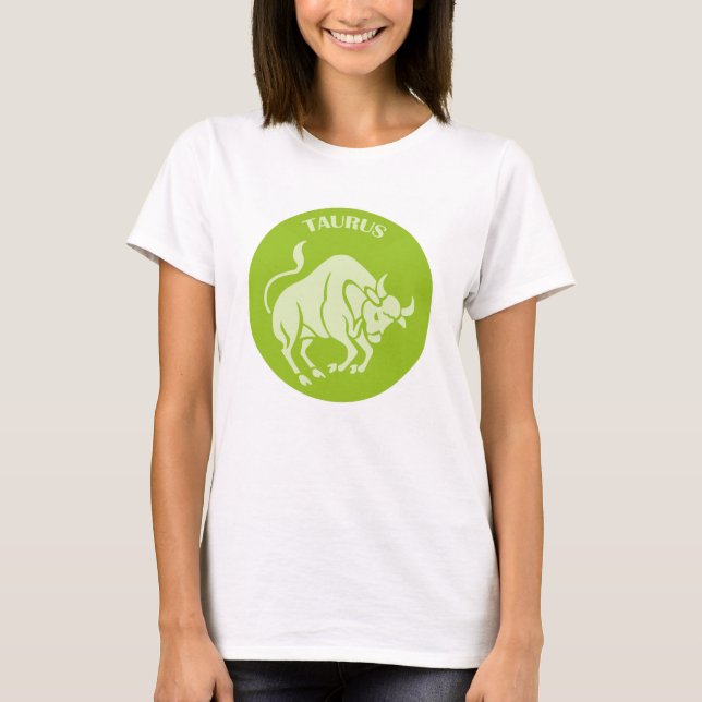 Stier, Sternzeichen, Horoskop, Astrologie T-Shirt (Vorderseite)