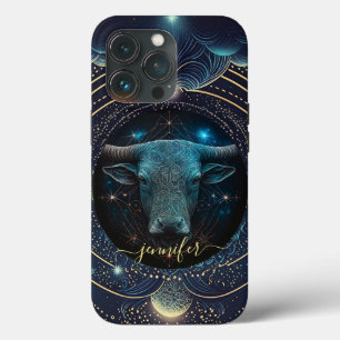Stier-Sternzeichen Schwarz-Gold Case-Mate iPhone-H iPhone Hülle