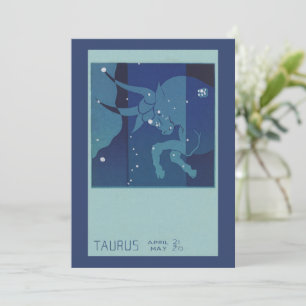 Stier Stier Konstellation Vintage Zodiac Astrologi