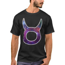 Stier-Symbol-Shirt - Schwarzes