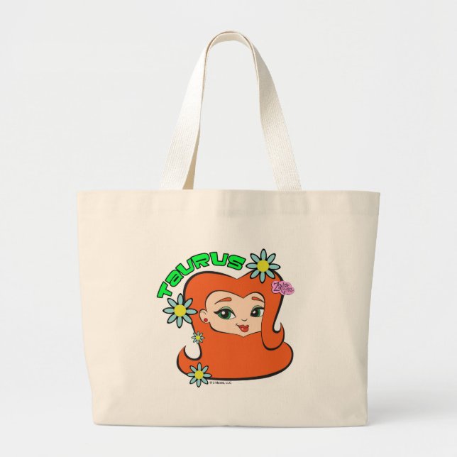 Stier-Taschen-Tasche Jumbo Stoffbeutel (Vorne)