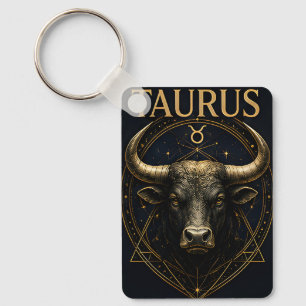 Stier Taurus Zodiac Sternzeichen Astrologie Symbol Schlüsselanhänger