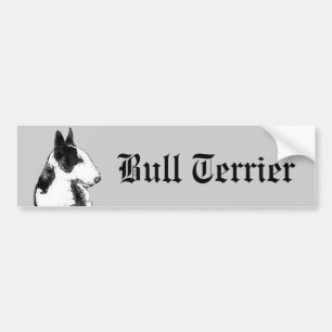 Stier-Terrier-Autoaufkleber Autoaufkleber