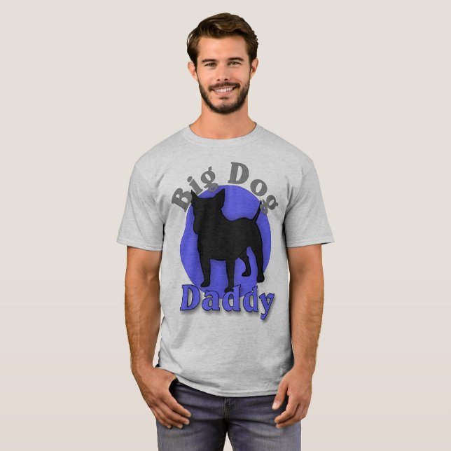 Stier-Terrier-großer Hundevati-T - Shirt (Vorne ganz)