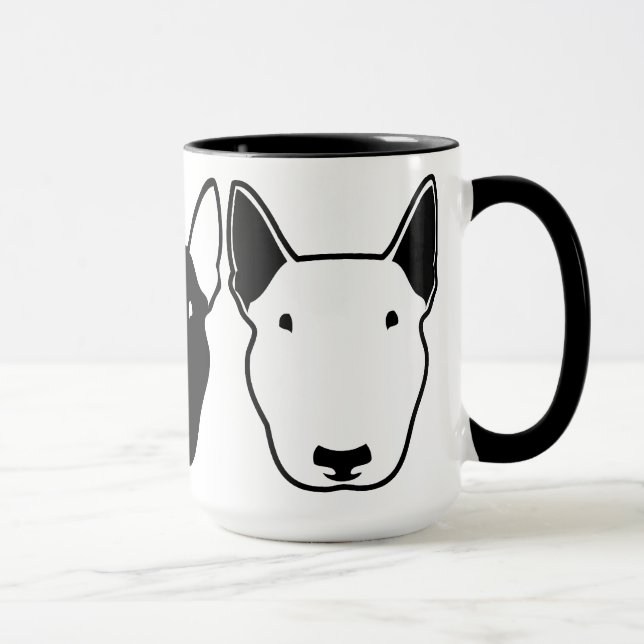 Stier-Terrier-Tasse Tasse (Rechts)
