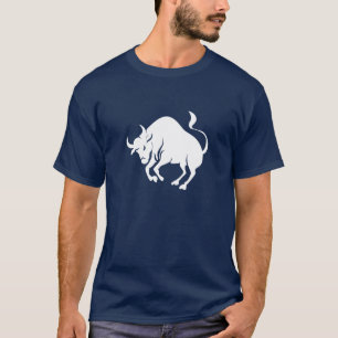 Stier-Tierkreis-Piktogramm-T - Shirt